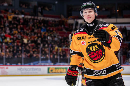 Luleås Jonas Berglund jublar