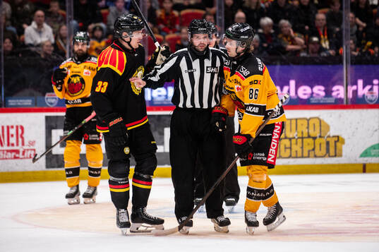Brynäs Jakob Silfverberg och Luleås Mathias Bromé