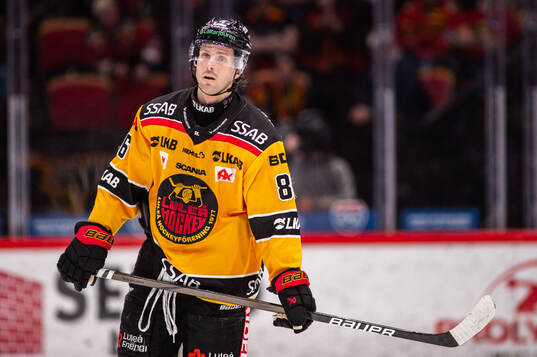 Luleås Mathias Bromé deppar