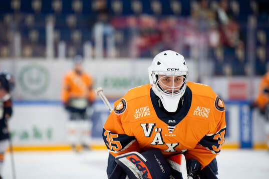 Växjös målvakt Benedikt Oschgan