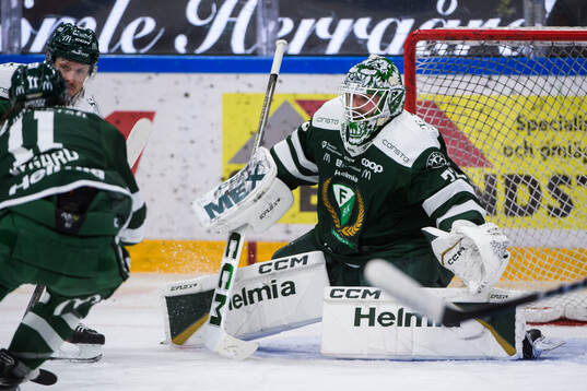 Färjestads målvakt Maxime Lagacé