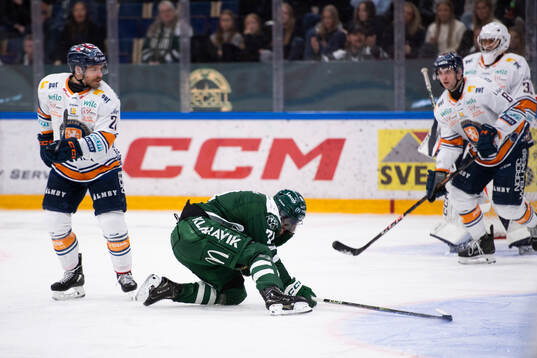 Växjös Brian Cooper och Färjestads Viktor Lodin