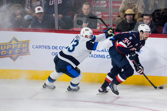 Esa Lindell of Finland and Auston Matthews of USA