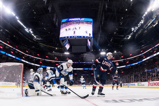 Matthew Tkachuk of USA celebrates