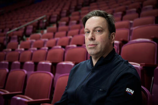 Elliotte Friedman, reporter Sportsnet, poses for a portrait