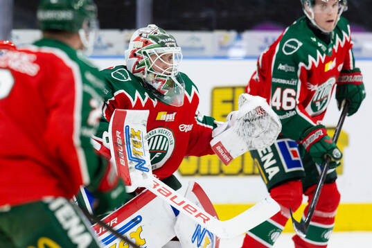 Frölundas målvakt Tobias Normann