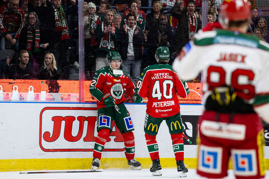 Frölundas Filip Cederqvist jublar