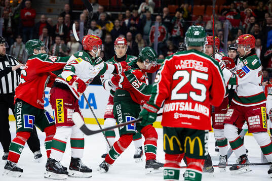 Frölundas Filip Cederqvist och Modos Mattias Norlinder
