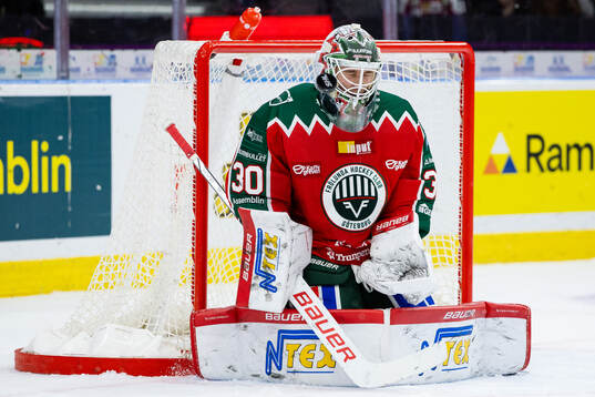 Frölundas målvakt Tobias Normann