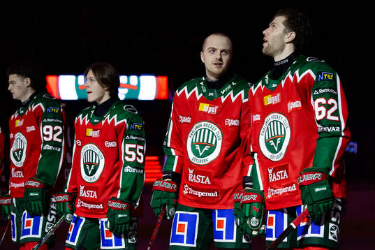 Frölundas Linus Högberg och Wiktor Nilsson