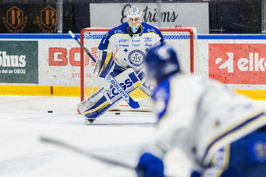 Leksands målvakt Marcus Gidlöf