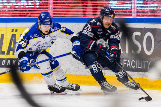 Leksands Axel Rindell och Linköpings Johan Johnsson
