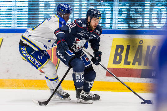 Leksands Anton Johansson och Linköpings Robin Kovacs