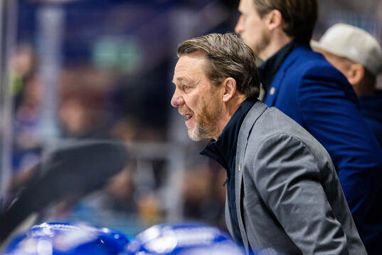 Leksands tränare Charles Berglund