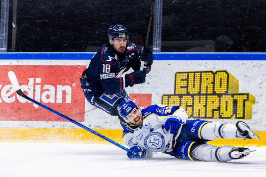 Linköpings Remi Elie och Leksands Eddie Larsson