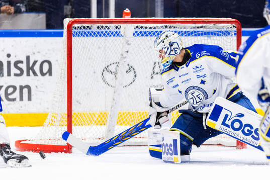 Leksands målvakt Marcus Gidlöf