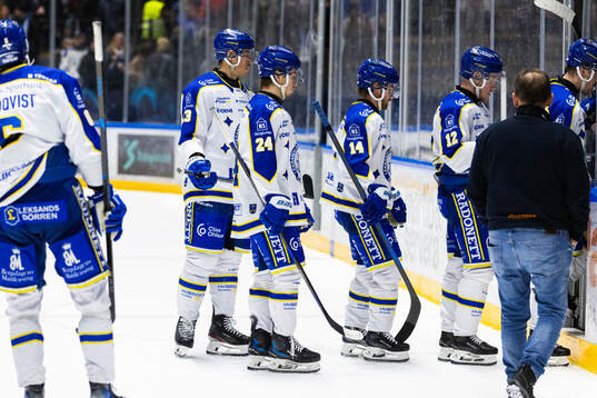 Leksands spelare deppar