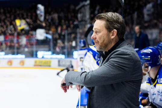 Leksands tränare Charles Berglund