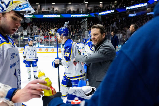 Leksands tränare Charles Berglund
