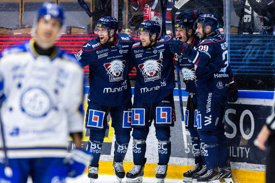 Linköpings Patrick Russell, Linus Hultström, Lance Bouma