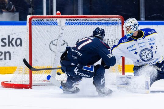 Linköpings Christoffer Ehn gör 3-2 bakom Leksands