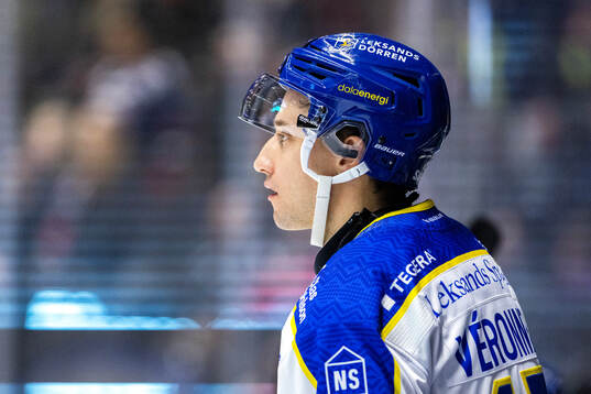 Leksands Max Veronneau deppar