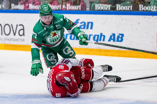 Rögles Jesper Pettersson och Timrås Magnus Pääjärvi