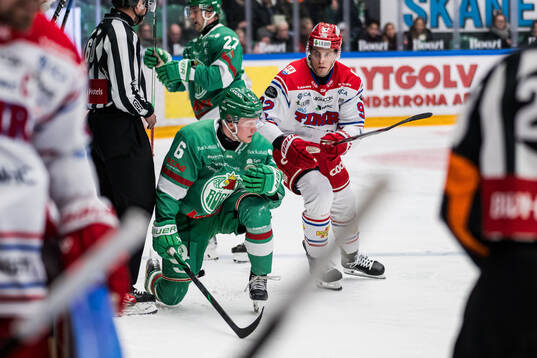 Rögles Marwin Jarbsjö och Timrås Anton Lundmark