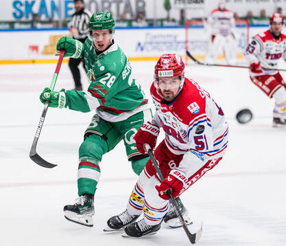 Rögles Anton Bengtsson och Timrås Anton Lander