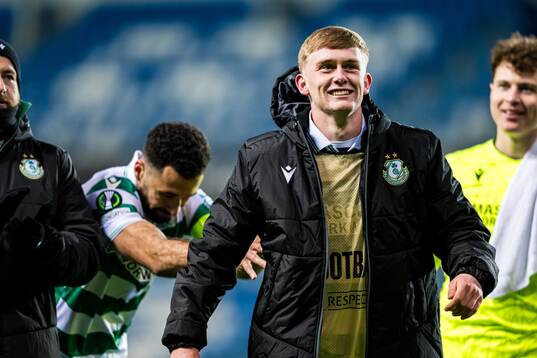 Michael Noonan of Shamrock Rovers celebrates
