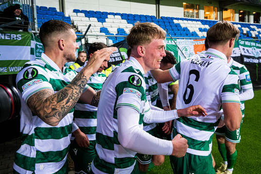 Michael Noonan of Shamrock Rovers celebrates