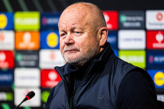 Per-Mathias Høgmo, head coach of Molde, at a press