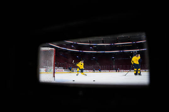 Leo Carlsson of Sweden at a practice session