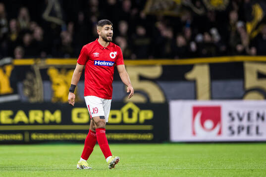 Degerfors Omar Faraj reagerar