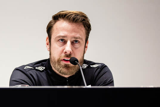Degerfors tränare William Lundin