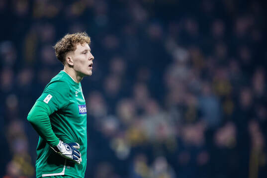 Degerfors målvakt Rasmus Forsell