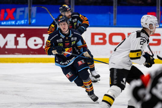 under ishockeymatchen i Hockeyallsvenskan mellan
