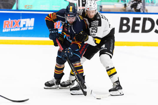 Djurgårdens Albin Grewe och Västerås Eric Engstrand