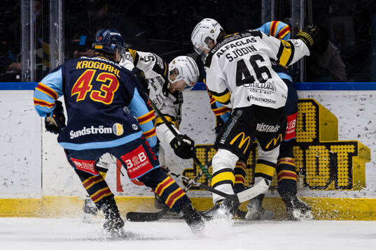 Djurgårdens och Västerås spelare