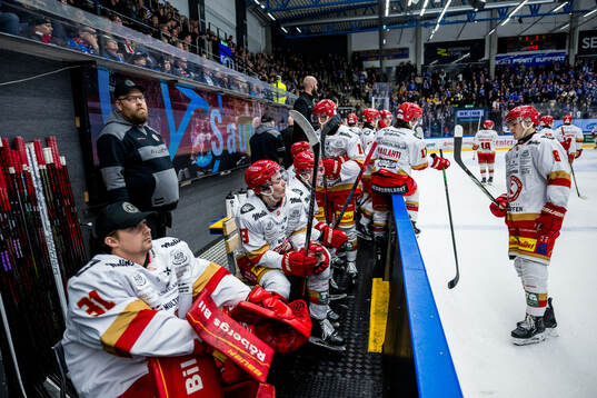 Kalmars Arvid Hurtig och Martin Schreiber deppar