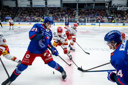 Oskarshamns Hampus Karlsson och Kalmars Linus Skager