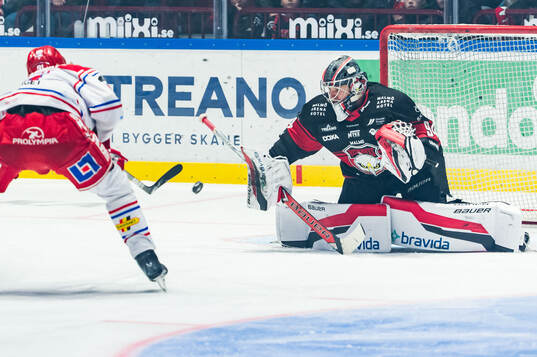 Malmö Redhawks målvakt Marek Langhamer