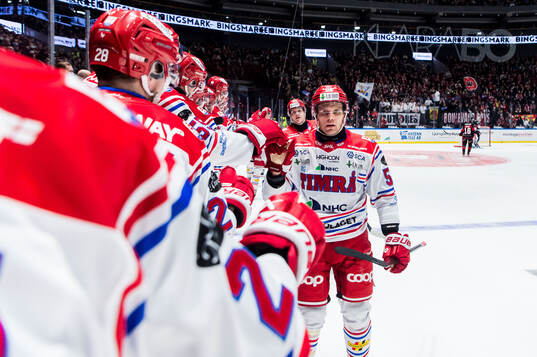 Timrås Anton Wedin jublar