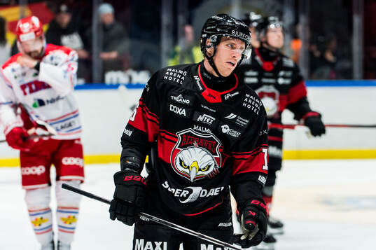 Malmö Redhawks Matias Lassen deppar