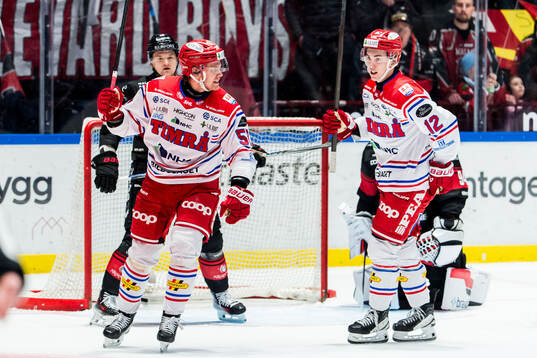 Timrås Anton Wedin jublar