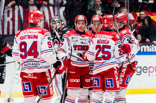 Timrås Anton Wedin jublar