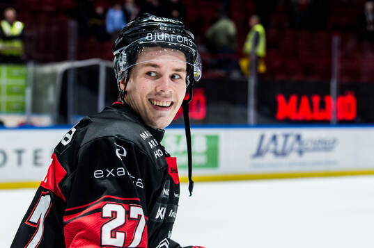 Malmö Redhawks Henrik Haapala jublar