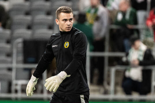 Hammarbys målvakt Felix Jakobsson