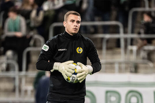 Hammarbys målvakt Felix Jakobsson