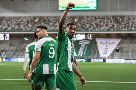 Hammarbys Paulos Abraham jublar